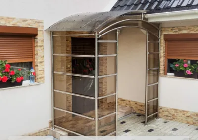 Copertine din inox și policarbonat în Suceava